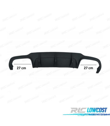 DIFFUSORE PER MERCEDES CLASSE C W204 11-14 ASPECTO C63 AMG