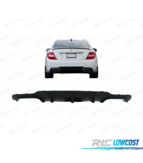 DIFFUSORE PER MERCEDES CLASSE C W204 11-14 ASPECTO C63 AMG