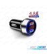 CARICATORE ACCENDISIGARI USB DOPPIO LCD 4.8 A CARICA VELOCE