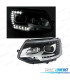 FARI VOLKSWAGEN VW TRANSPORTER T5 10-15 LUCE DIURNA FONDO NERO TIPO XENON