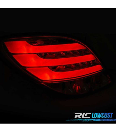 FANALI PER PEUGEOT 207 06-09 A LED BAR FUMÉ