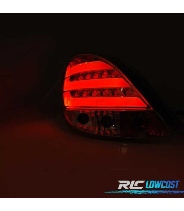 FANALI PER PEUGEOT 207 06-09 A LED BAR FUMÉ