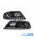 FARI SKODA OCTAVIA 05-08 LUCE DIURNA LED FONDO NERO