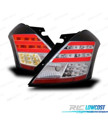 FANALI PER SUZUKI SWIFT SPORT 10-17 BARRE LED LTI NERI