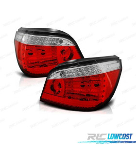 FANALI A LED BMW E60 03-07 ROSSO BIANCO LED DINAMICI
