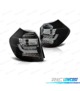 FANALI A LED PER BMW E81 E87 07-11 NERO BAR LED