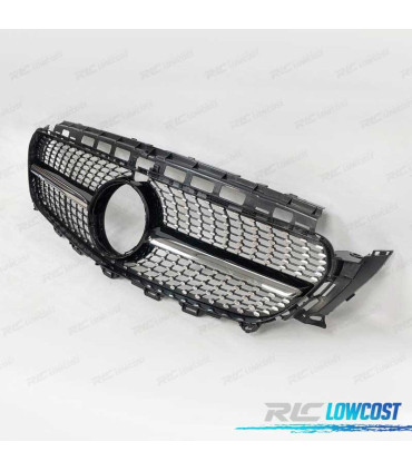 GRIGLIA MERCEDES W213 S213 C238 16- LOOK DIAMANTE NERO CON TELECAMERA