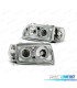 FARI PER VOLKSWAGEN VW POLO 6N 94-99 ANGEL EYES CROMATI ELETTRICI.