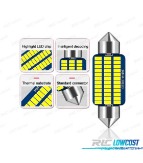 LAMPADINA LED CANBUS C10W FESTOON 36MM 30 LEDS