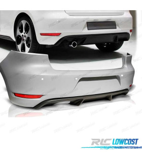 PARAURTI POSTERIORE PER VOLKSWAGEN VW GOLF 6 08-12 LOOK GTI PDC