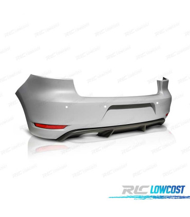 PARAURTI POSTERIORE PER VOLKSWAGEN VW GOLF 6 08-12 LOOK GTI PDC