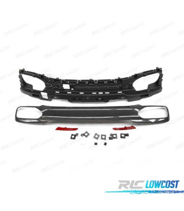 PARAURTI POSTERIORE PER BMW G11 G12 15-18 LOOK M-TECH PDC