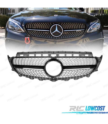GRIGLIA MERCEDES CLASSE E W213 17-20 LOOK AMG DIAMOND NERO