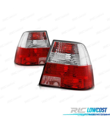 FANALI VOLKSWAGEN VW BORA 98-05 ROSSO BIANCO