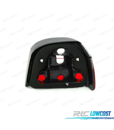 FANALI PER VOLKSWAGEN VW GOLF 3 91-97 ROSSO BIANCO LOOK LEXUS
