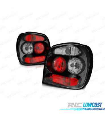 FANALI VOLKSWAGEN VW POLO 6N2 HATCHBACK 99-01 NERI