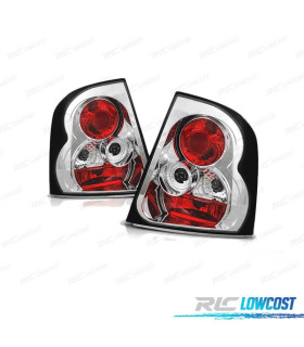 FARI POSTERIORI PER SKODA OCTAVIA 97-00 LIFTBACK LOOK CROMATO LEXUS