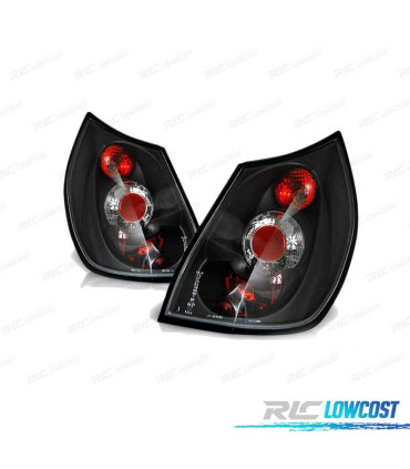 FARI POSTERIORI PER RENAULT SCENIC 03-06 LOOK NERO LEXUS