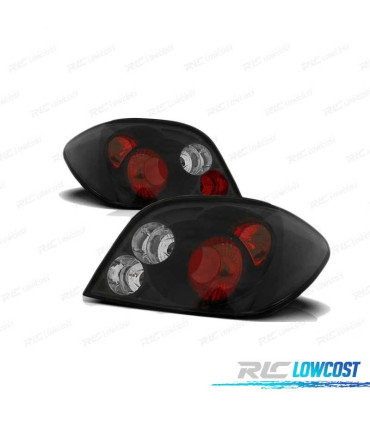 FARI POSTERIORI PER PEUGEOT 307 01-07 LOOK NERO LEXUS