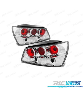 FARI POSTERIORI PER PEUGEOT 306 93-97 LOOK CROMATO LEXUS