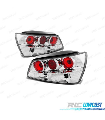 FARI POSTERIORI PER PEUGEOT 306 93-97 LOOK CROMATO LEXUS