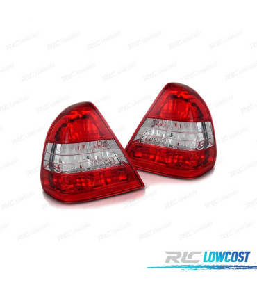 FANALI MERCEDES W202 CLASSE C LIMOUSINE 93-00 ROSSO CRISTALLO