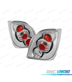 FARI POSTERIORI PER FORD FIESTA MK3 89-95 LOOK CROMATO LEXUS