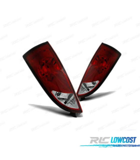 FARI POSTERIORI PER FORD FOCUS 1 98-04 HB ROSSO BIANCO STILE LEXUS