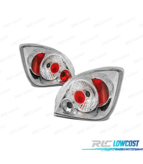 FARI POSTERIORI PER FORD FIESTA MK4 5 95-02 LOOK CROMATO LEXUS
