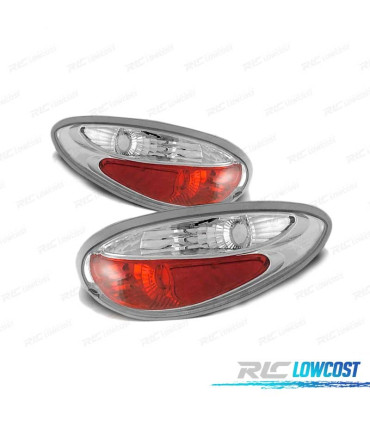 FANALI PER CHRYSLER PT CRUISER 00-06 ROSSO BIANCO LOOK LEXUS