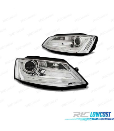 FARI TUBE LIGHT PER VOLKSWAGEN VW JETTA VI 11-14 CROMATI