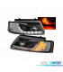 FARI DAYLIGHT PER VOLKSWAGEN VW PASSAT 3B 96-00 CON INDICATORE LED NERI