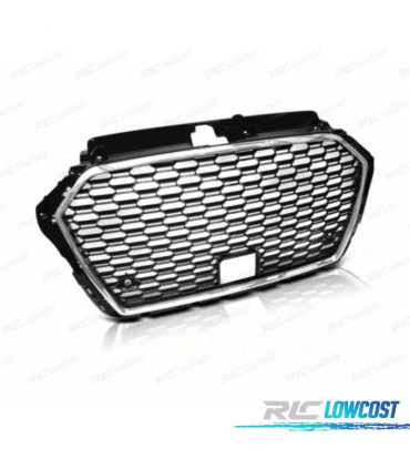 GRIGLIA PER AUDI A3 8V 16-19 LOOK RS3 NERO CROMATO