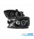FARI OCCHI ANGELICI PER MITSUBISHI LANCER 7 04-07 FONDO NERO