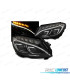 FARI MERCEDES W205 14-18 LUCE DIURNA LED DRL NERO