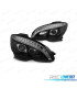 FARI PER MERCEDES W204 07-10 A TUBO LUMINOSO LED NERI