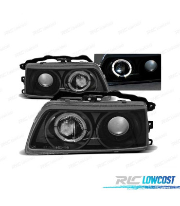 FARI OCCHI ANGELICI PER HONDA CRX 87-89 FONDO NERO