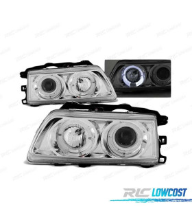 FARI OCCHI ANGELICI PER HONDA CRX 87-89 CROMATI