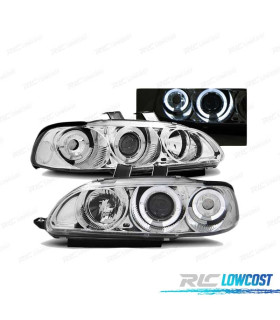 FARI PER HONDA CIVIC 91-95 2D 3D ANGEL EYES CROMATI