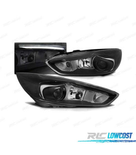FARI TRU DRL PER FORD FOCUS MK3 14-18 NERI LED OEM