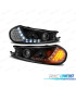 FARI DIURNI PER FORD MONDEO 96-00 NERI CON FRECCIA A LED