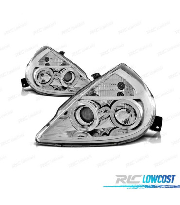 FARI OCCHI ANGEL PER FORD KA 96-08 CROMATI