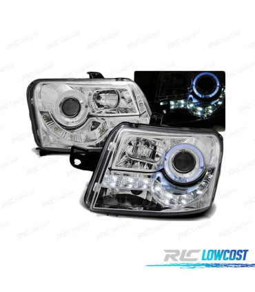 FARI LUCE DIURNA PER FIAT PANDA 03- CROMATI