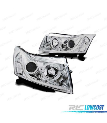 FARI LUCE DIURNA PER CHEVROLET CRUZE 09-12 TUBO LUCE CROMATO