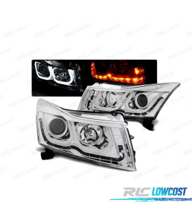FARI PER CHEVROLET CRUZE 09-12 TUBE LIGHT CROMATI