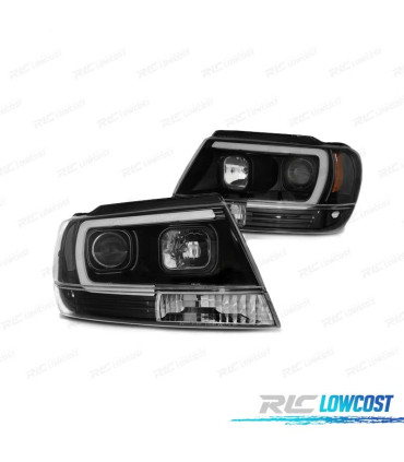 FARI JEEP GRAND CHEROKEE 99-05 TUBE LIGHT NERI