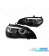 FARI XENON PER BMW X5 E70 07-10 ANGEL EYES 3D NERO