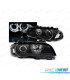 FARI BMW E46 COUPE CABRIO 99-03 ANGEL EYES LED NERI