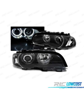 FARI BMW E46 COUPE CABRIO 99-03 ANGEL EYES LED NERI
