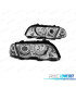 FARI BMW E46 98-01 CON OCCHI ANGELICI LED CROMATI